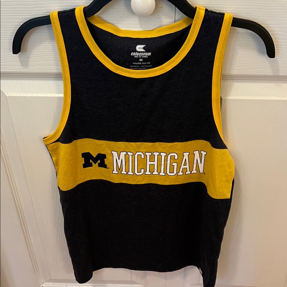 NWT Colosseum University of Michigan Youth Tank Top